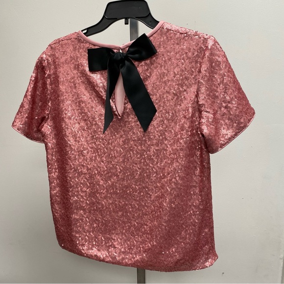 Kate Spade Sequin Bow Back Top T6 - Picture 7 of 13